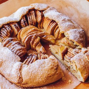 Parisian Apple Saffron Galette